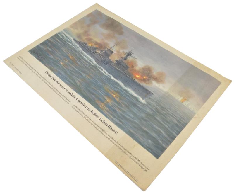 German KM Poster 'Deutscher Kreuzer'