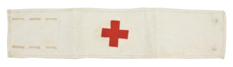 British WW2 Army Red Cross Armband