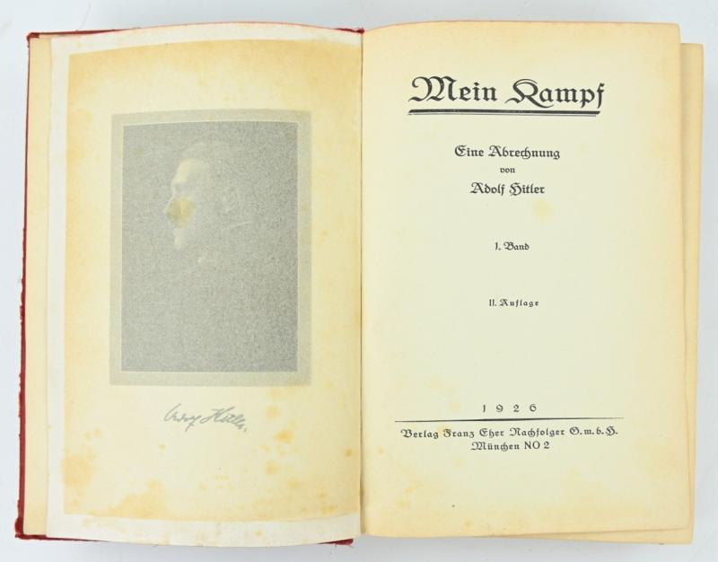 German Adolf Hitler 1926 Edition of 'Mein Kampf'