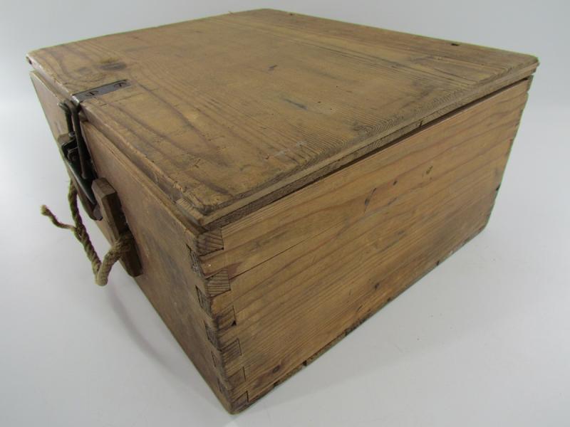 German Wooden Ammunition Box