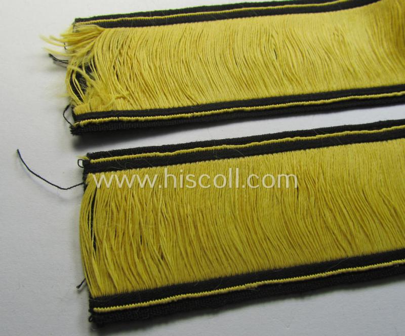 Attractive, 'DRB' (ie. 'Deutsche Reichsbahn') cuff-title (ie. 'Armbinde') as executed in 'BeVo'-weave-pattern entitled: 'Wehrmacht-Verkehrsdirektion Brüssel' (being a presuambly never worn example that comes in a 'virtually mint' conditio...