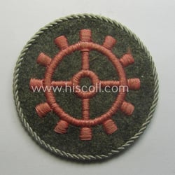 WH (Heeres ie. 'Panzer'-) trade- ie. special-career-patch having...