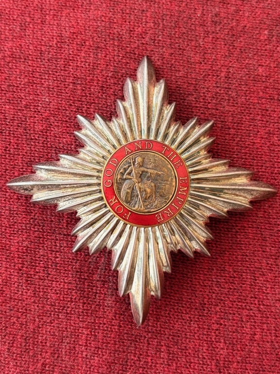 WWI MILITARY 1917 KNIGHTHOOD OF THE ORDER OF THE BRITISH EMPIRE SET.
