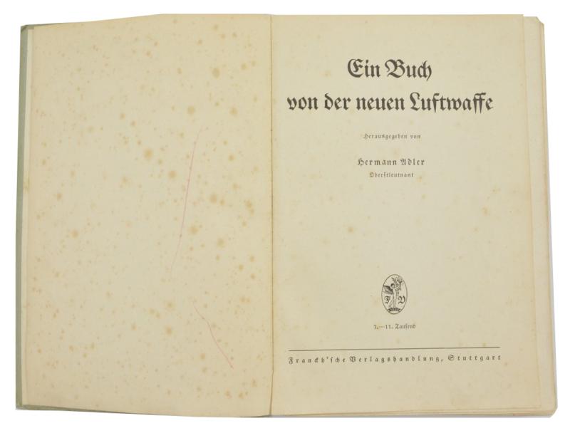German LW Book 'Ein Buch von der neuen Luftwaffe'