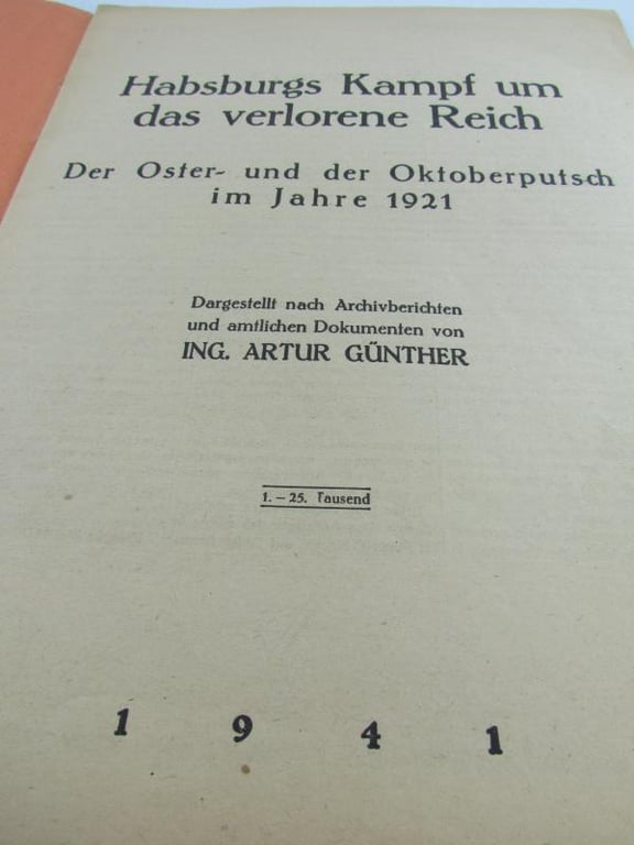 Book : Habsburg's struggle