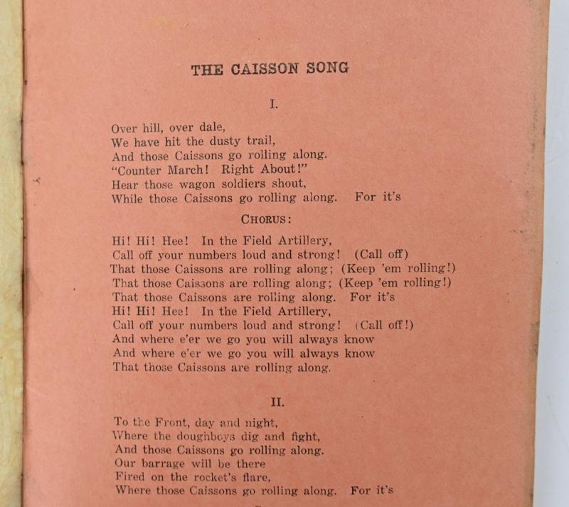 US WW2 54th Armoured Field Artillery Battallion Gratuation Booklet