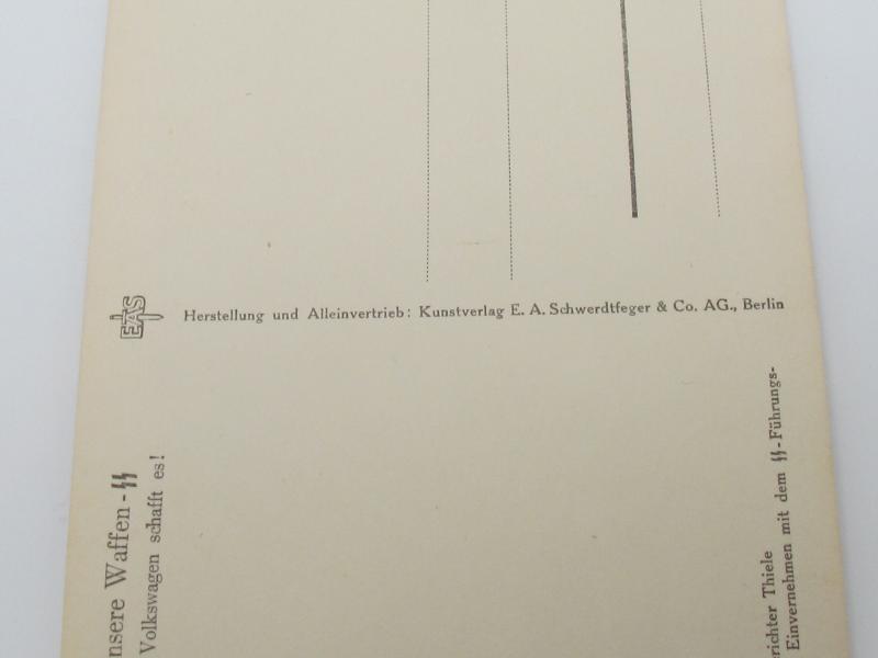 Postcard : Unsere Waffen-SS