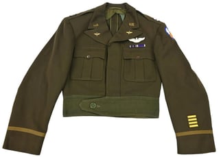 USAAF WW2 Officer /Pilot Ike Jacket '9th Airforce'