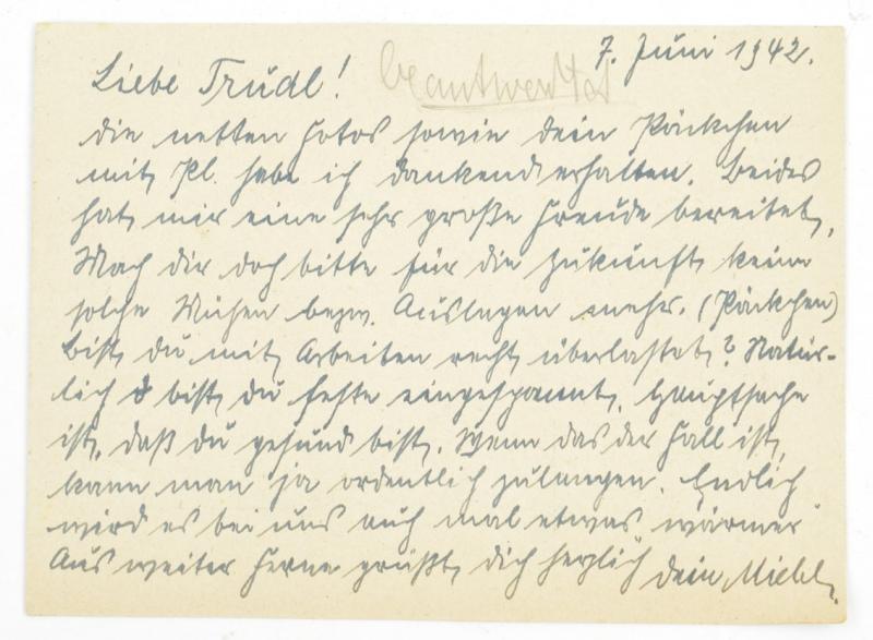 German WH Fieldpost Card
