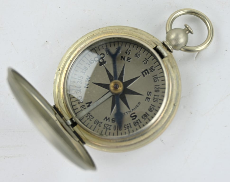 US WW2 Pocket Compass in Case