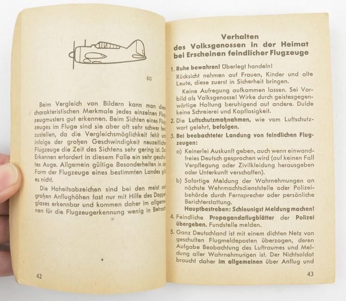 German LW Airplane Identification Booklet