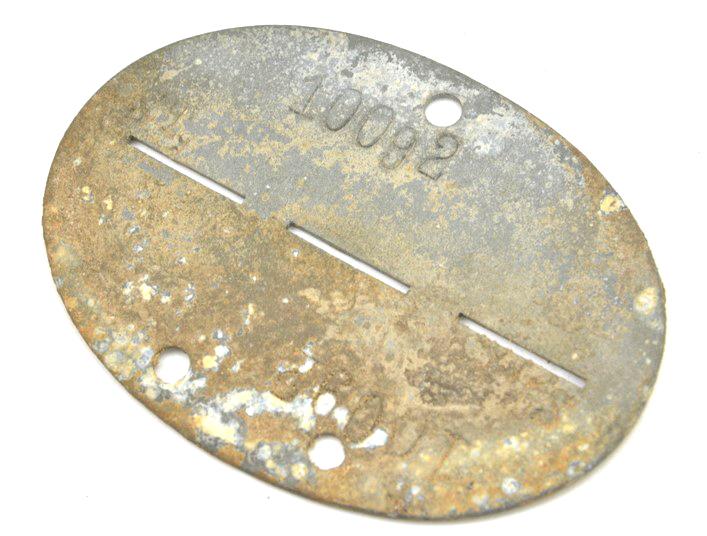German WH/LW Dog-Tag 'St. 10092'