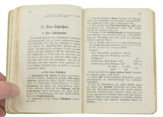 German WH Artillery Combat Handbook