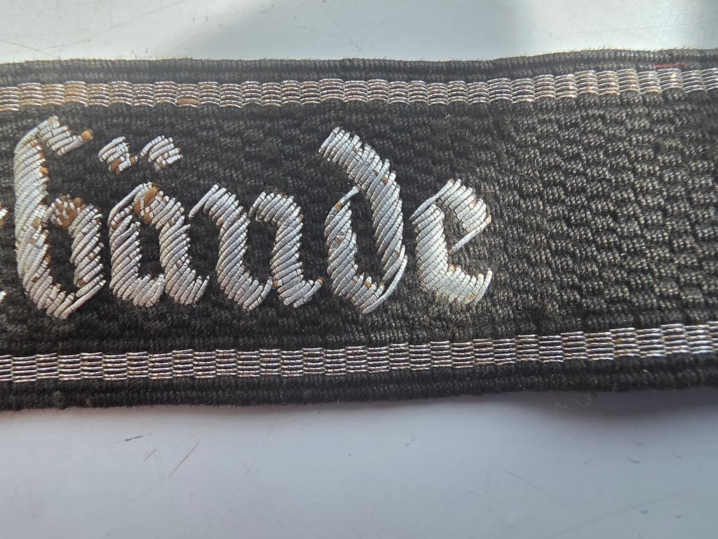 Reproduction SS-Totenkopfverbände (SS-TV) cuff title