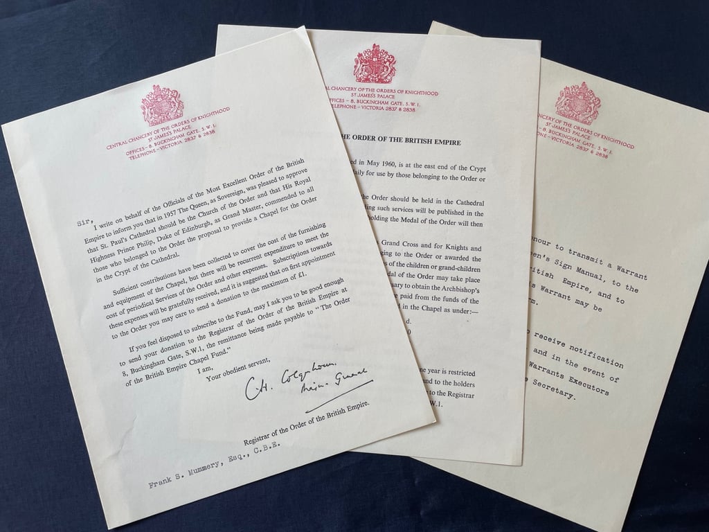 RARE NAMED EIIR CBE GROUPING WITH PHOTOGRAPHS TO FIRE CHIEF LONDON BRIGADE 1968