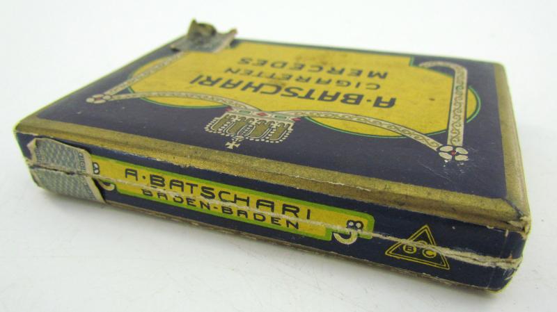 A. Batschari Mercedes cigaretten Carboard box ( empty )