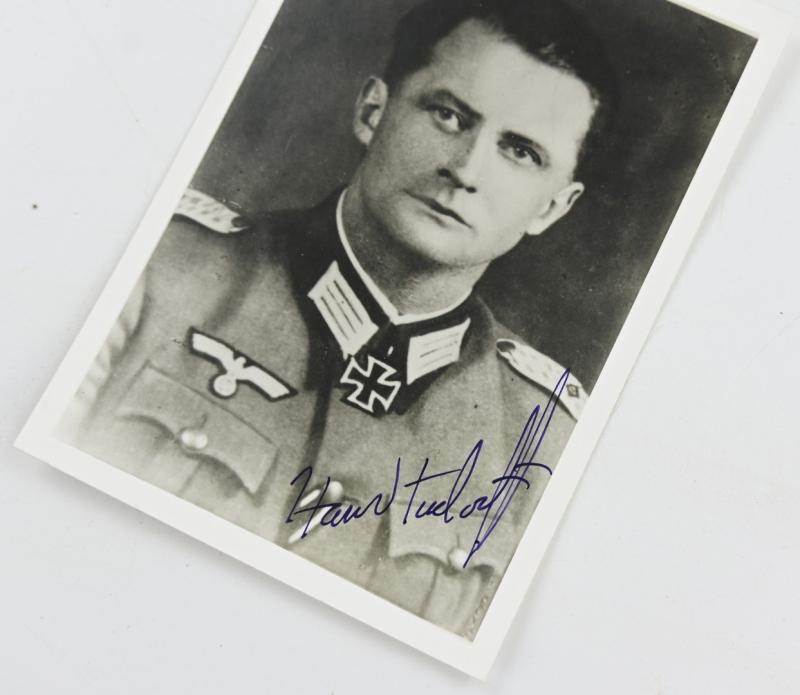 Signature of Wehrmacht Heer KC Recipient 'Paul Audorff'