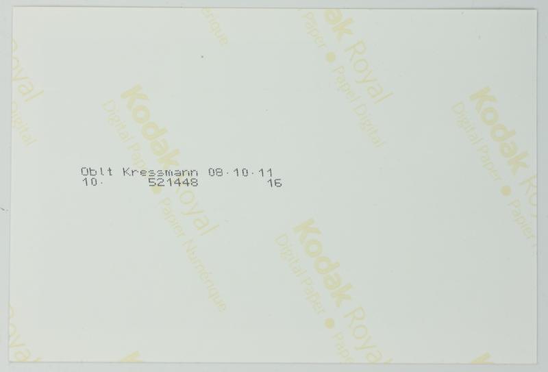 Signature of Wehrmacht Panzer KC Recipient 'Erwin Kreßmann'