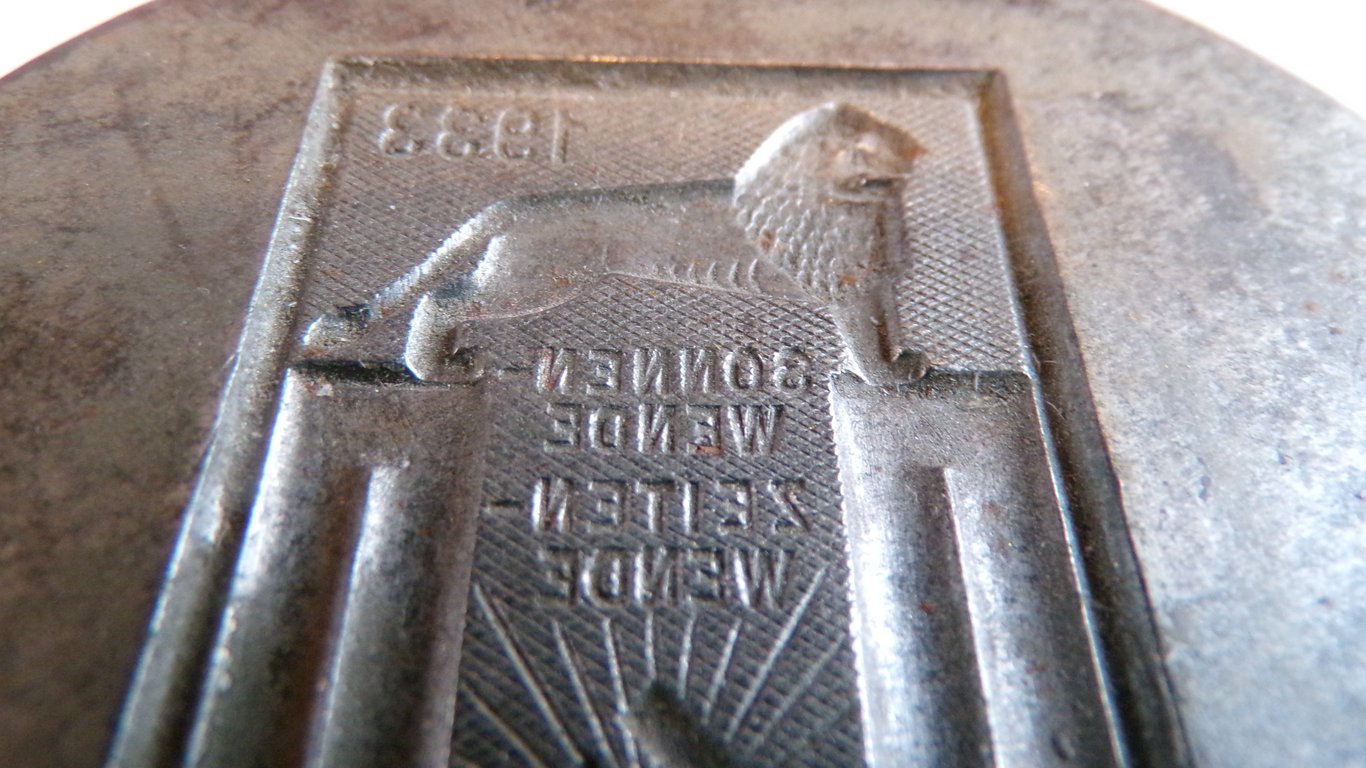 1933 NSDAP sonnenwende Tinnie production Die