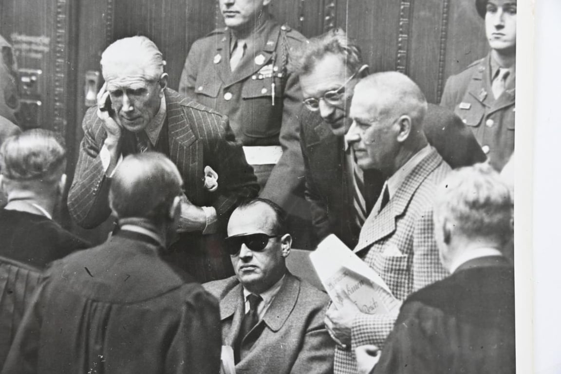 Allied Nuremberg War Trail Press Photo
