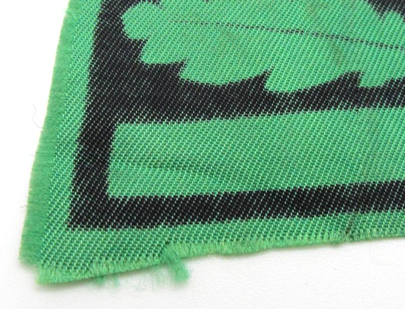 Printed Heer/Waffen-SS camouflage rank patch