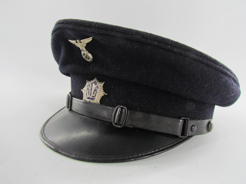 RLB ( Reichsluftschutzbund )Block Warden's Visor Cap
