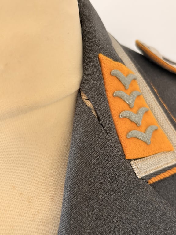 AUTHENTIC WWII THIRD REICH OBERFELDWEBEL LUFTWAFFE TUNIC SET. ADDITIONAL PHOTOS