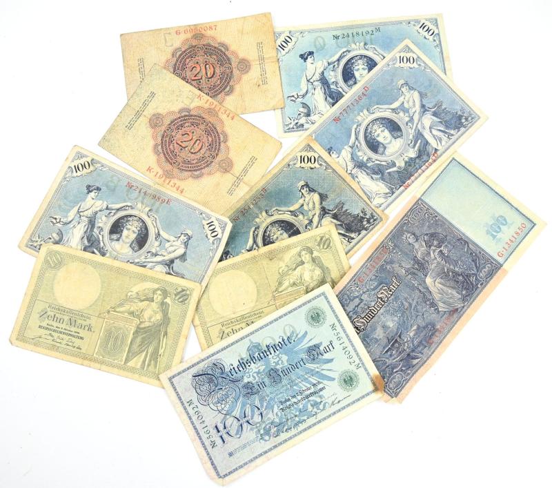 German Imperial Period Banknote Set