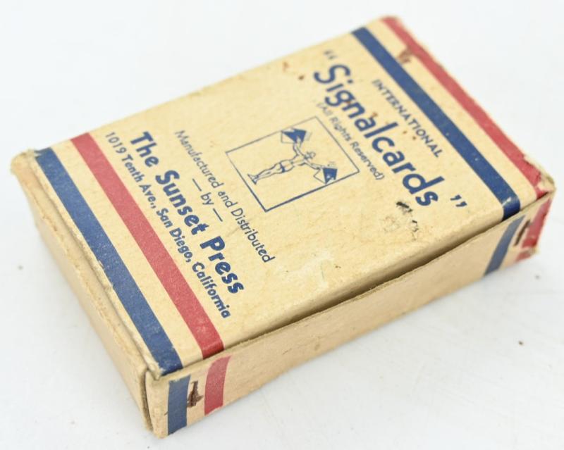 US WW2 International Signal Cards Set