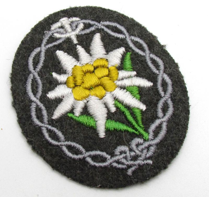 Wehrmacht Gebirgsjäger Edelweiss sleeve badge