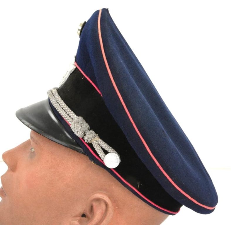 German Fire Police Officer Visor Cap
