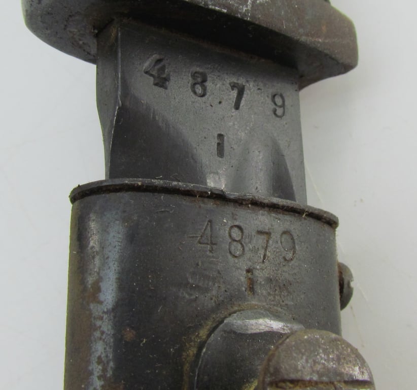 Early matching K98 bayonet by S.178G ‘Gebr. Heller’ with Frog (1935)