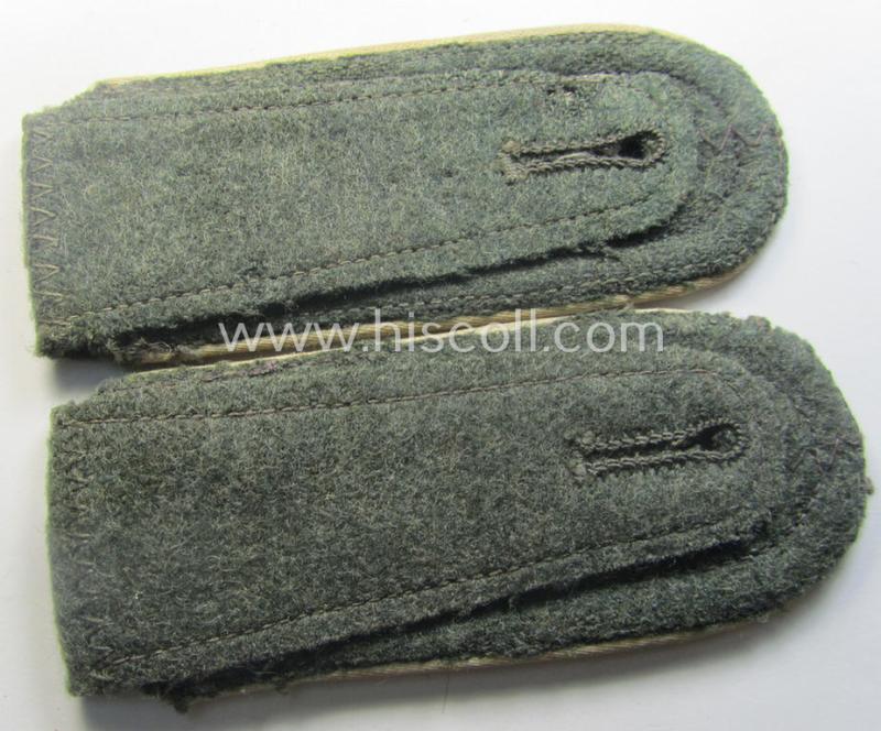 Pair of WH (Heeres) 'M40 o. M43'-pattern NCO-type shoulderstraps: 'Unteroffizier eines Infanterie-Rgts.'