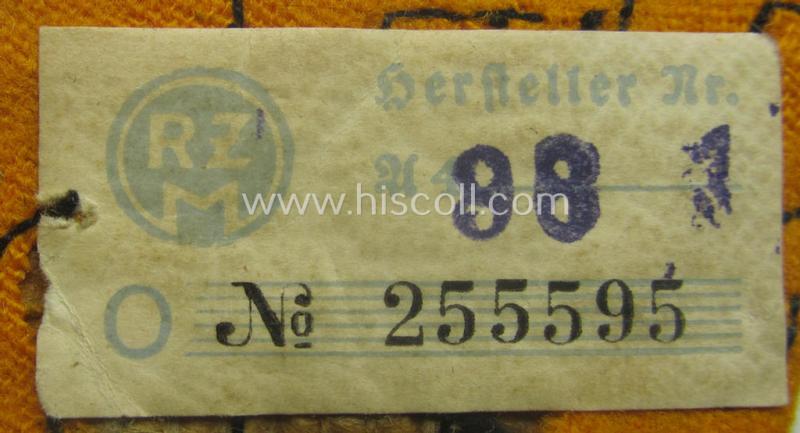 Single, SA (ie. 'Sturmabteilungen') collar-patch (ie. 'Kragenspiegel'): 'SA-Mitglied' serving within the: 'SA-Standarte R5/246' ('SA-Gruppe Elbe o. Neckar')