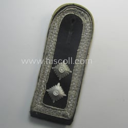 Single, Waffen-SS NCO-type shoulderstrap: 'SS-Hauptscharführer' who served within...