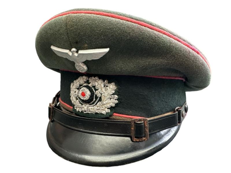 Wehrmacht Army (Heer) EM/NCO Panzer visor cap ‘Schirmmütze’