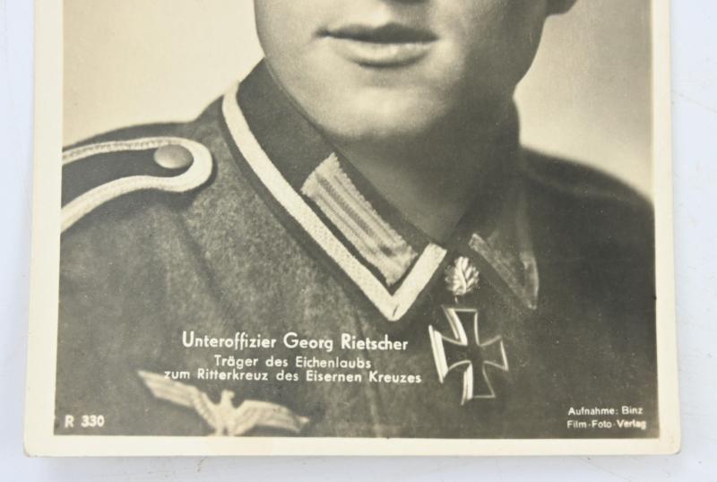 German WH Postcard 'Georg Rietscher'