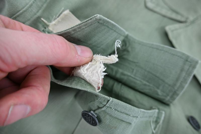 US Army Vietnam War HBT Utility Shirt