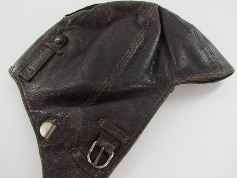 Luftwaffe FK33 Flight Crews Leather Winter Helmet