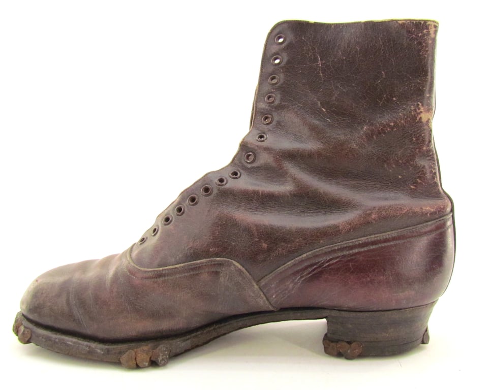 Pair of German Women's High Lace-Up Boots