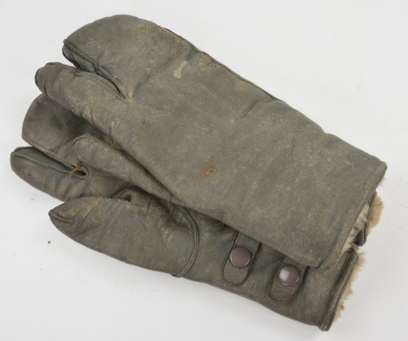German WH Leather Motor Cyclist Gloves