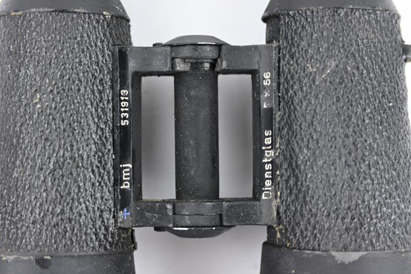 German WH 7x56 Panzer Binocular in Case