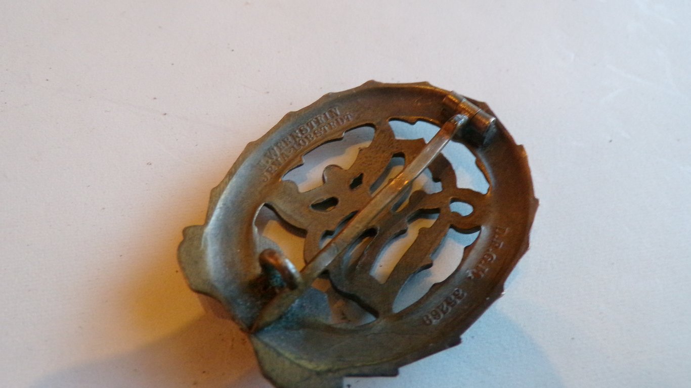 Deutsches Turn u Sportabz. 1919-1934 DRA in Bronze