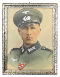 German WH Framed Portrait Picture