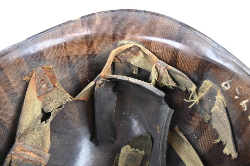 US WW2 Named M1 Helmet Liner '5th Infantry Division'