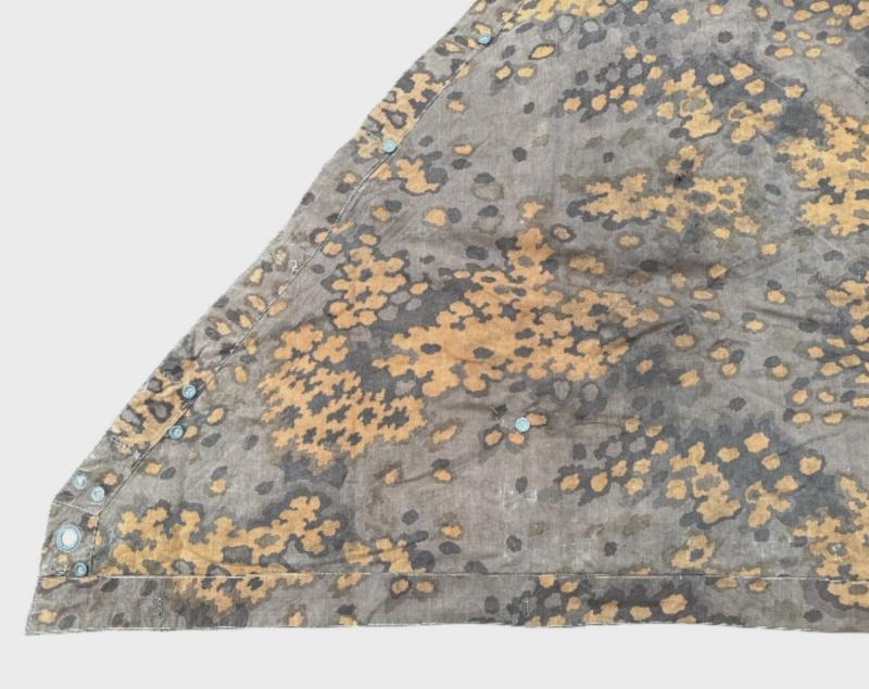 Waffen SS Oak Shelter Quarter ( Zeltbahn ) in used condition