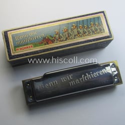 Superb, TR-era- (ie. 'Deutsche Wehrmacht'-) related harmonica entitled:...