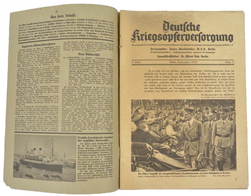 German NSKOV Magazine 1938