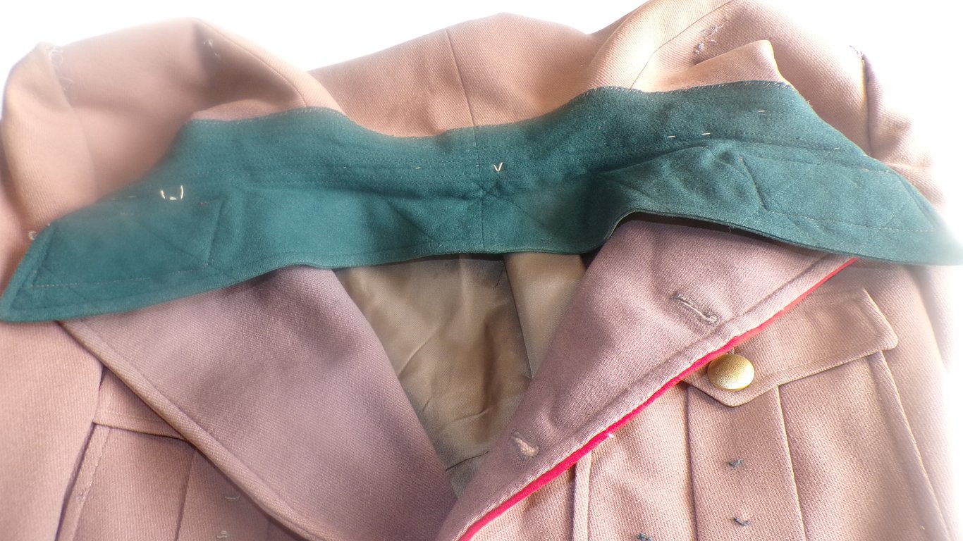General's Tunic in Tan Fabric, made in Paris
