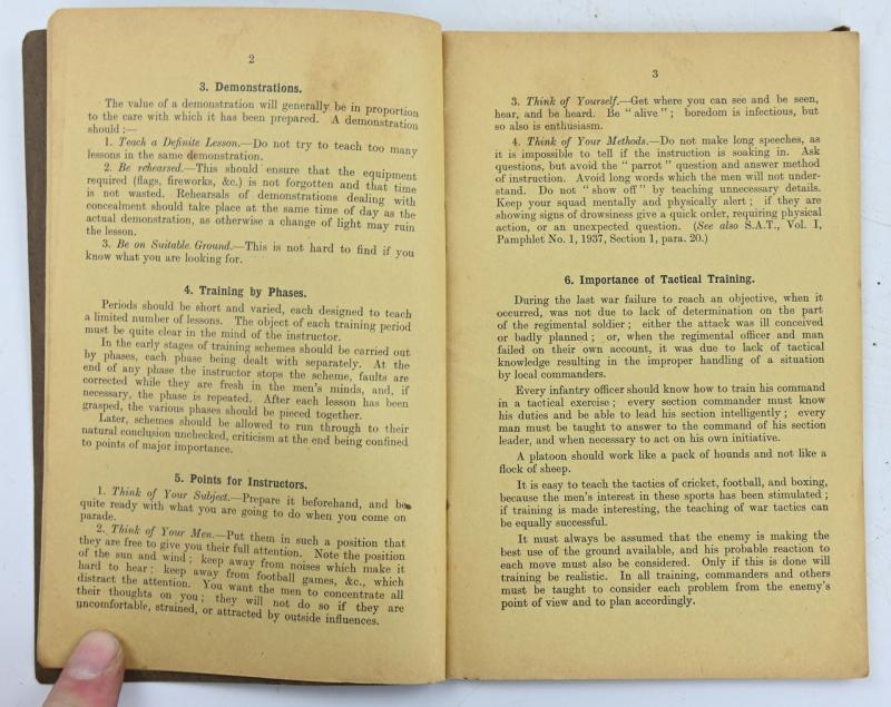 New Zealand WW2 Training Manual Fieldcraft & Elementary Tactics